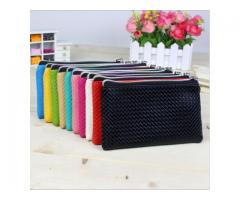 Womens Fashion Wristlet Wallet Lady Card Coin Cute Wallet Clutch Zipper Purse