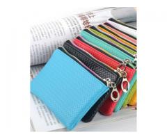 Womens Fashion Wristlet Wallet Lady Card Coin Cute Wallet Clutch Zipper Purse